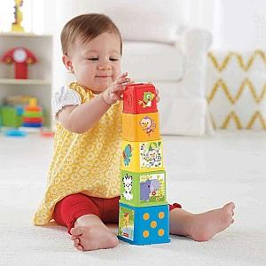  Fisher  price Cuburi cu animale (CDC52)