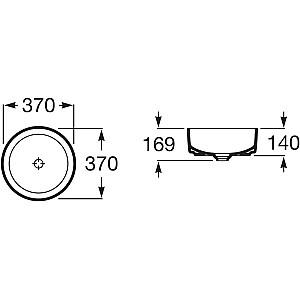 Lavoar baie Roca Inspira Round (327523)