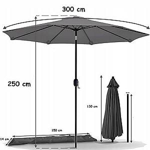 Umbrela Ekspand 300 cm Bej