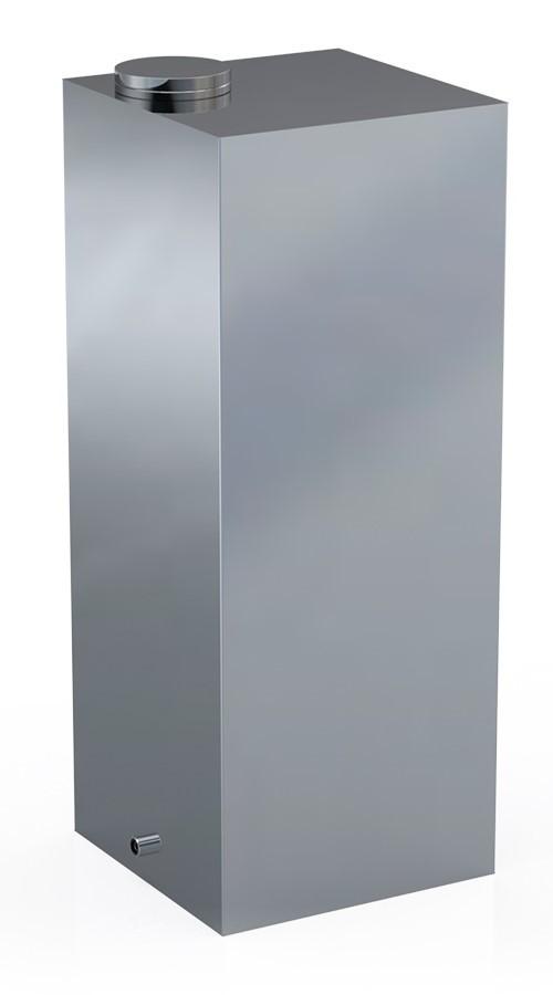 Butoi de inox MTC 160 LT (patrat) 1.0mm
