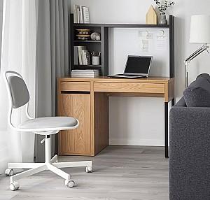 Masa de birou IKEA Micke Oak 105x50 cm