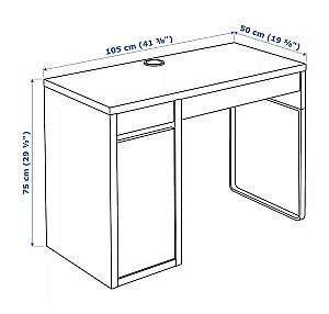 Masa de birou IKEA Micke Oak 105x50 cm