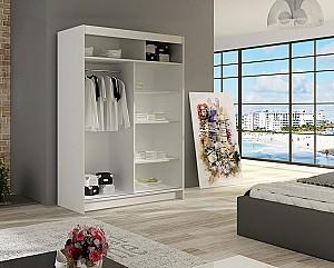 Dulap-cupe Space Meble Miami VI 120x200x58 Negru Mat
