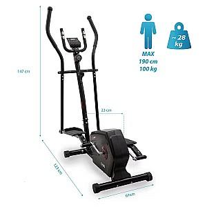 Bicicleta eliptica EB Fit E580 Black