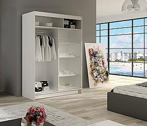 Dulap-cupe Space Meble Miami VII 120x200x58 Alb Mat