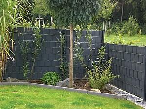 Banda pvc pentru gard Greentech 450gr 4.75cmx35m Anthracite