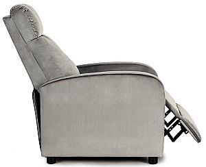 Fotoliu reclainer Mebel Elite Danny Velvet Gri