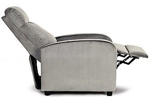 Fotoliu reclainer Mebel Elite Danny Velvet Gri