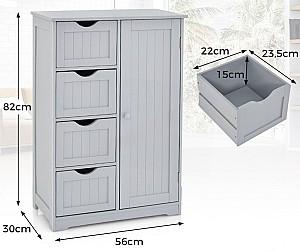 Comoda Costway JV10995GR Gri