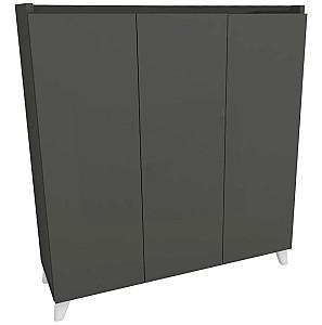 Comoda Fabulous Multifunctional Cabinet With 3 Door (Anthracite)