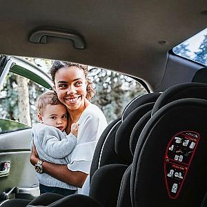 Scaun auto copii BabyGo FreeFix i-Size Grey