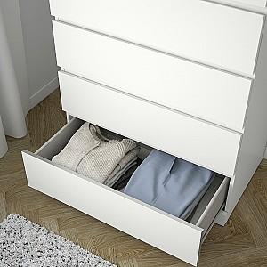 Comoda IKEA Malm 6 sertare 80x123 Alb
