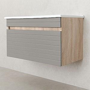 Dulap sub lavoar Bayro Avanti Light Grey 750