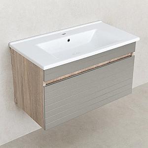 Dulap sub lavoar Bayro Avanti Light Grey 750