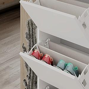 Dulap pentru incaltaminte DECO 3S 51 cm Alb