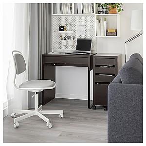 Masa de birou IKEA Micke 73x50 Negru-maro