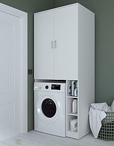 Dulap de baie Marcel MS 2U 85x60x199 Alb