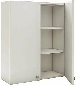 Dulap de baie Haaus Zaria 2U (Suspendat) Alb/Alb lucios