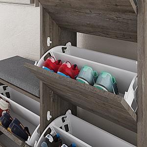 Dulap pentru incaltaminte DECO Dude Dark Coffee