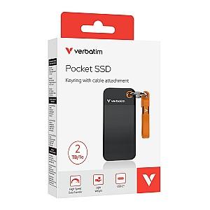 SSD extern Verbatim Pocket 2TB Black/Orange