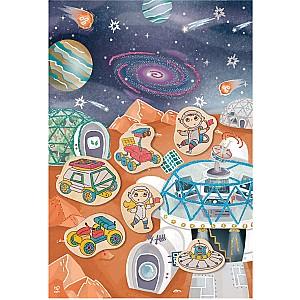 Set de jucarii Hape Magnetic-Expediția pe Marte(E1078)