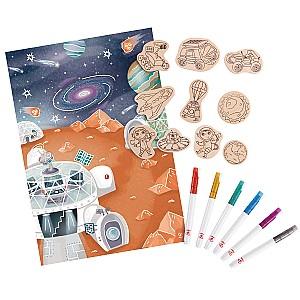 Set de jucarii Hape Magnetic-Expediția pe Marte(E1078)