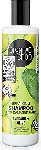 Sampon pentru par Organic Shop Avocado and Olive