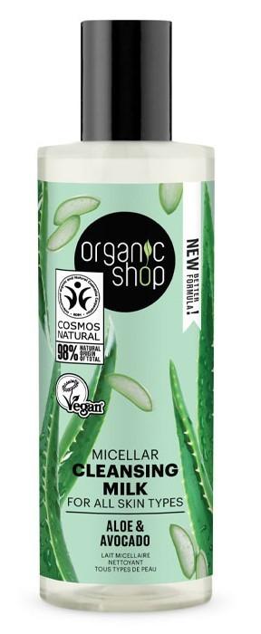 Demachiant Organic Shop Micellar Cleasing Milk