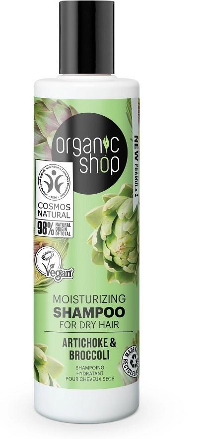 Sampon pentru par Organic Shop Moisturizing Shampoo Artichoke and Broccoli