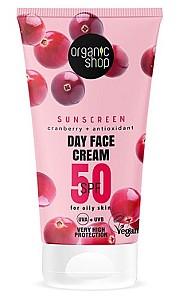 Crema de protectie solara Organic Shop Day Face Cream SPF50