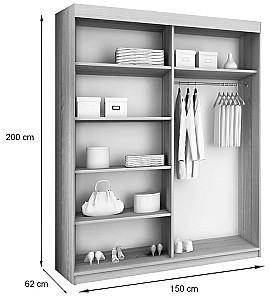 Dulap-cupe Prime Furniture Top 23 150 Stejar Sonoma (Bej)
