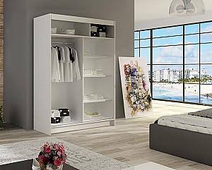 Dulap-cupe Space Meble Miami VI 120x200x58 Alb Mat