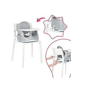 Scaun de masa simplu Badabulle Home&Go din materiale reciclabile