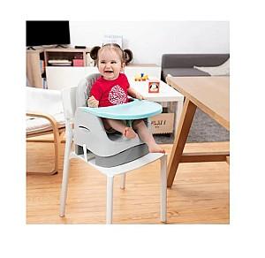Scaun de masa simplu Badabulle Home&Go din materiale reciclabile
