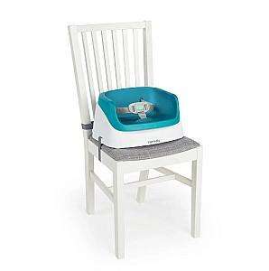 Scaun de masa simplu Ingenuity Toddler SmartClean Peacock Blue