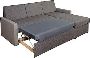 Canapea coltar Modern Leader Alaska 10 Total Eclipse Dark Grey