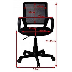Scaun pentru copii Akord FD-6 Negru/Alb