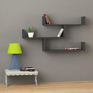 Raft de perete DECO Tibet Anthracite