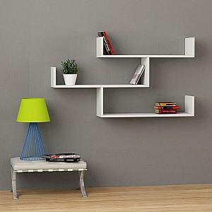 Raft de perete DECO Tibet White