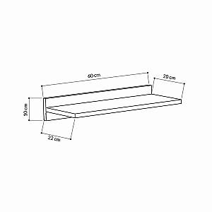 Raft de perete DECO Simple Oak