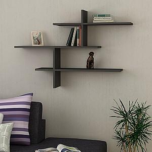 Raft de perete DECO Leo Anthracite