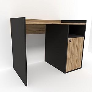 Masa de birou Smartex Tab Classic 110 Negru/Stejar închis
