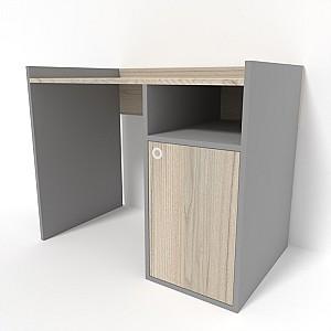 Masa de birou Smartex Tab Classic 100 Grafit/Stejar Deschis