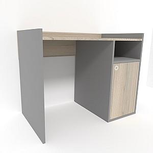 Masa de birou Smartex Tab Classic 100 Grafit/Stejar Deschis