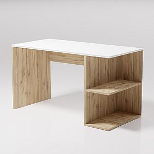 Masa de birou Smartex Comp (110cm) White/Dark Oak