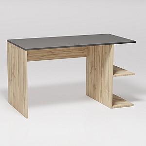 Masa de birou Smartex Comp (100cm) Black/Dark Oak