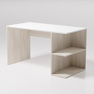 Masa de birou Smartex Comp (100cm) White/Light Oak