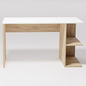 Masa de birou Smartex Comp (100cm) White/Dark Oak