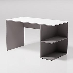 Masa de birou Smartex Comp (100cm) White/Graphite
