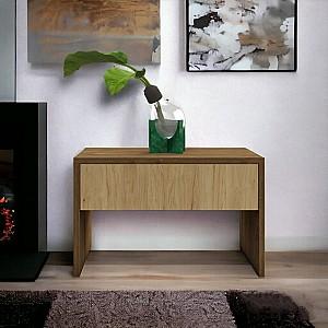 Noptiera Haaus Pedro 1S Stejar Bronz (Maro)/Lemn Natural (Bej)